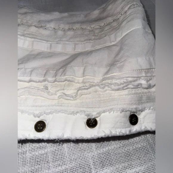 Euc We the Free white button down tank top sz medium - Picture 9 of 10